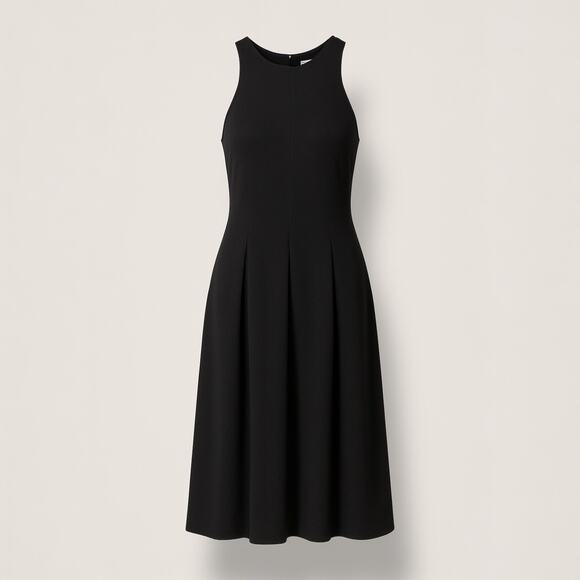 Athleta En Route Sleeveless Dress Women’s Size Small Black Stretch Casual Petite - Picture 1 of 10